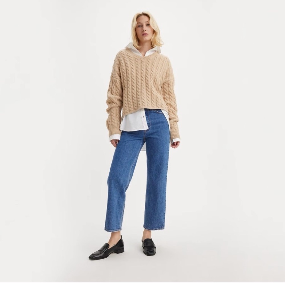 •new• LEVI’S Ribcage Straight Ankle Jeans